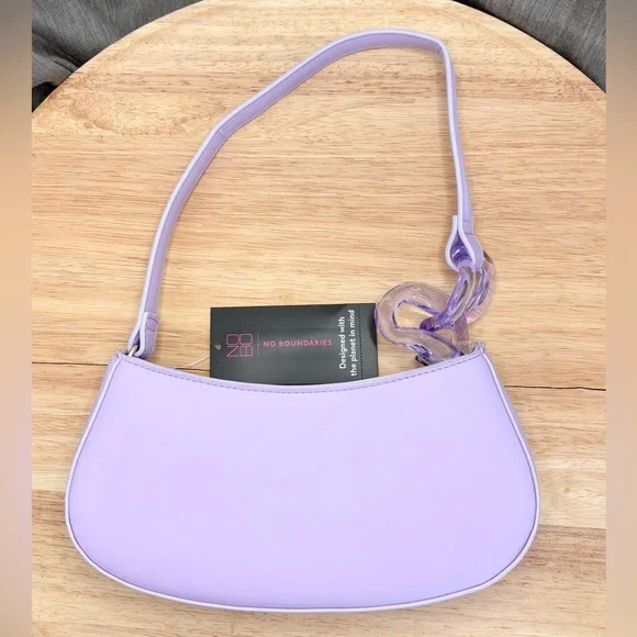NOBO Lavender Top Zip Shoulder Bag, NWT - Picture 2 of 9